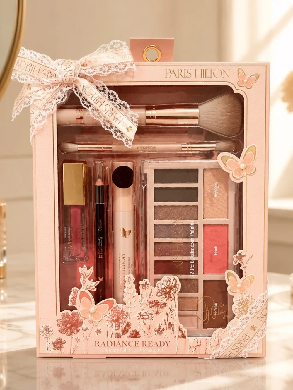 Paris Hilton Radiance Ready Full Face Makeup Gift Set New